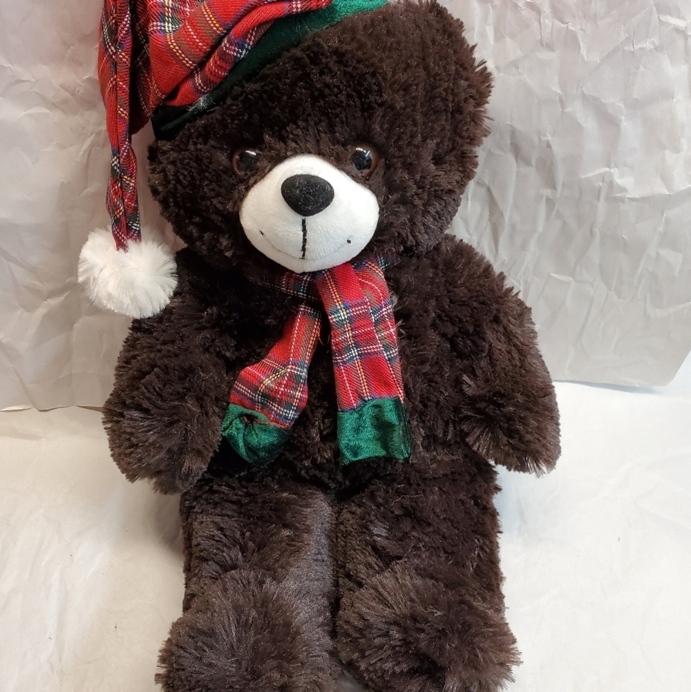 🎄🧸 Homerbest dark brown holiday bear